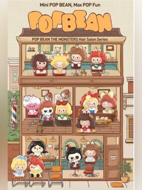 Choose your figure!
Pop Mart Pop Bean The Monsters Hair Salon Mini Figures